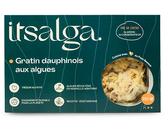 Packaging gratin dauphinois aux algues