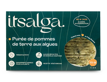 Packaging purée de pomme de terre aux algues