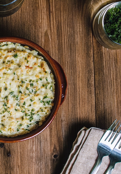 Gratin dauphinois aux algues